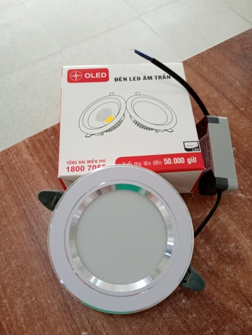 đèn âm trần OLED VB 3 màu 90/7WO (1T=60c)