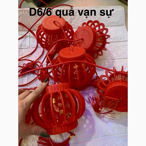 Nháy led đèn lồng vạn sự D6/6 quả (t/h) (1t=20c)