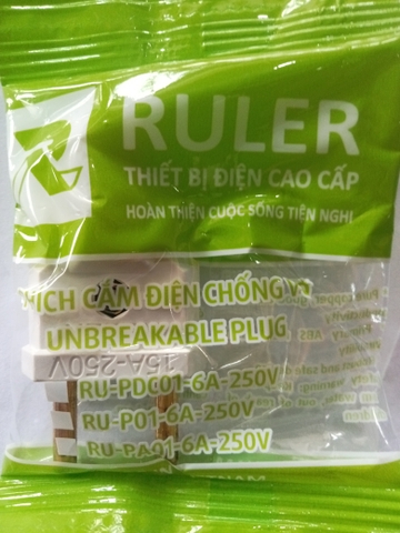 Phích cắm Ruler  P01/15 A (1th=200c)