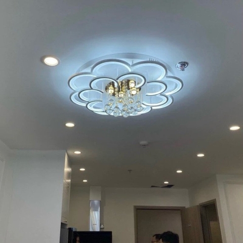 đèn ốp trần mâm led 611/8+8 (h/a)