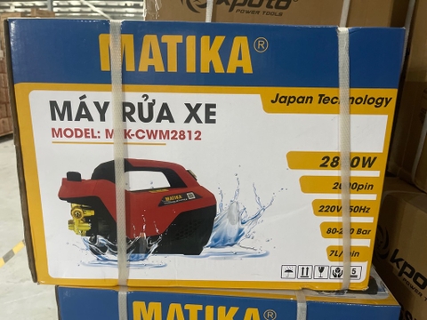 Máy rửa xe áp lực Matika CWM2812