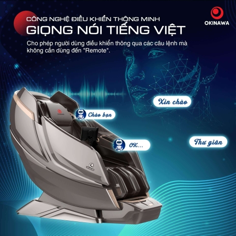 Ghế massage OS835 Brown Okinawa