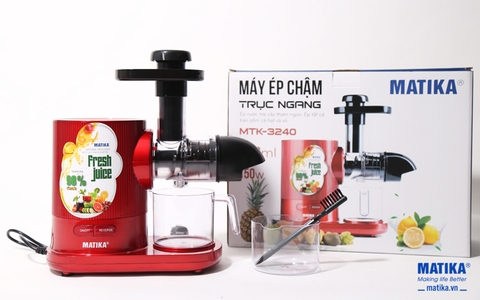 Máy ép chậm Matika MTK3240 trục ngang (1th=2c)