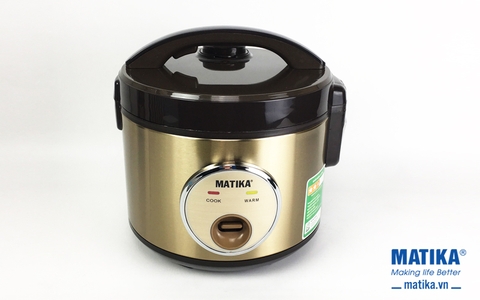 Nồi cơm điện Matika MTK-RC0511, 1.2L (1th=6c)
