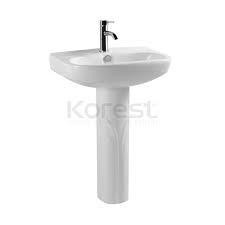 Chân dài chậu lavabo Korest CKR6003VT-NS