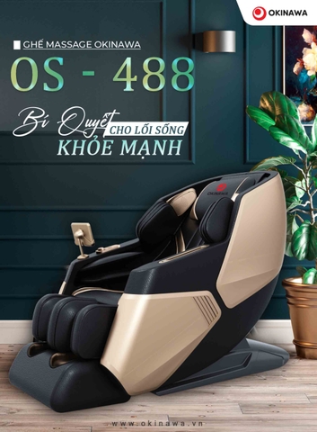 Ghế massage OS488 Brown Okinawa