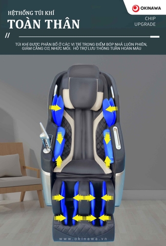 Ghế massage OS488 Brown Okinawa