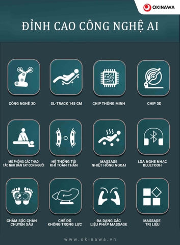 Ghế massage OS488 Brown Okinawa