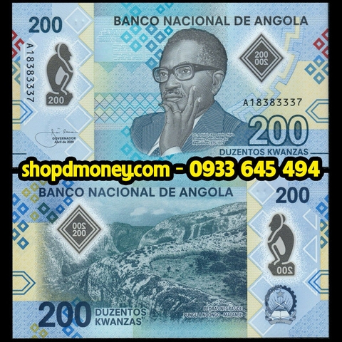 200 kwanzas Angola 2020 polymer