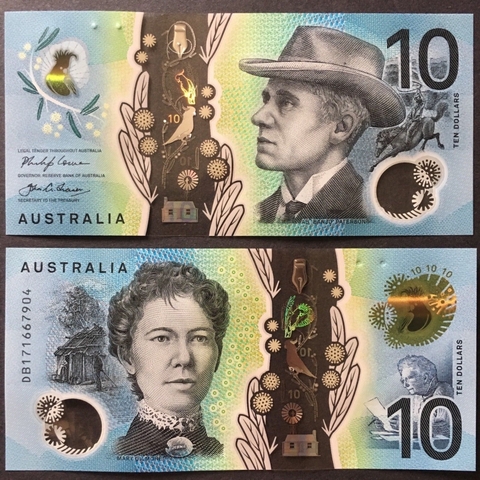 10 dollars Australia 2017 polymer