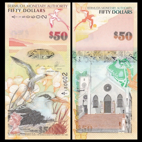 50 dollars Bermuda 2009