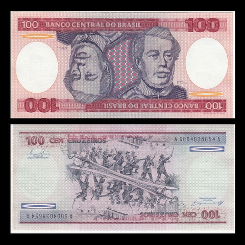 100 cruzeiros Brazil 1984