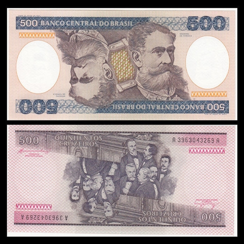 500 cruzeiros Brazil 1985