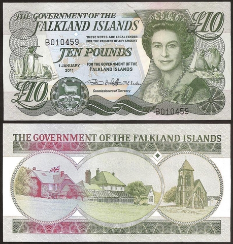 10 pounds Falkland 2011