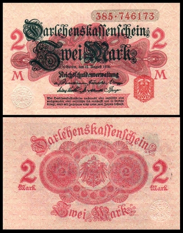 2 mark Germany 1914