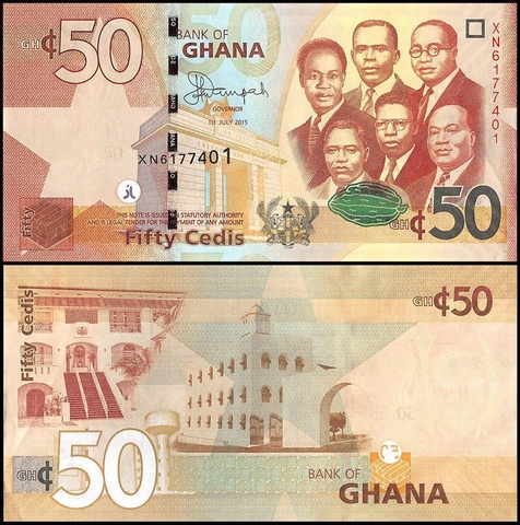 50 cedis Ghana 2015