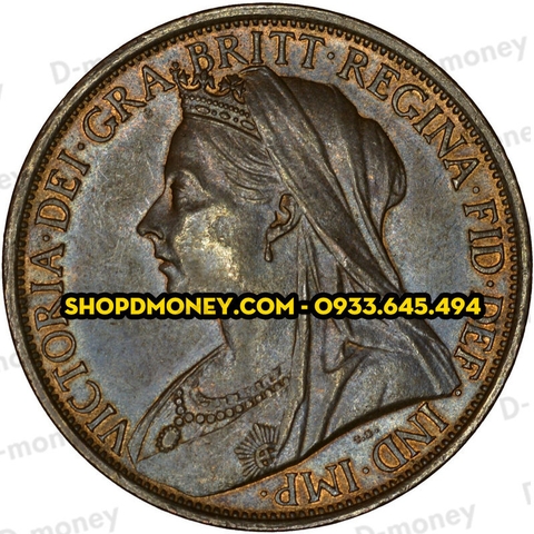 Xu 1 penny Victoria 1895 - 1901