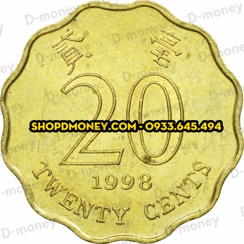 Xu 20 cents Hong Kong
