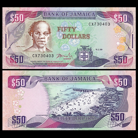 50 dollars Jamaica 1999