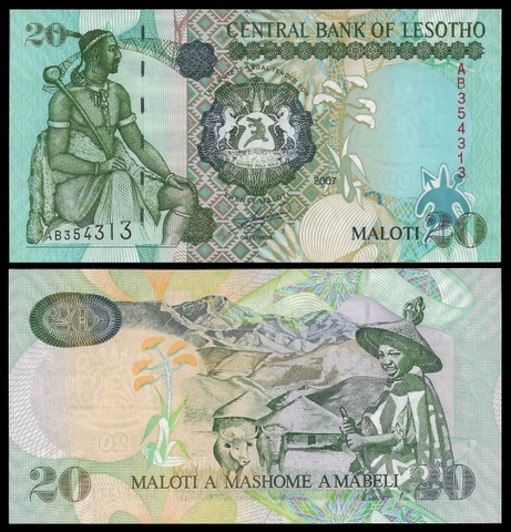 20 maloti Lesotho 2009