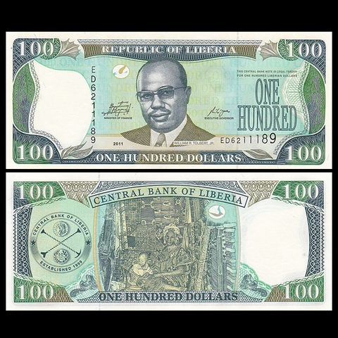 100 dollars Liberia 2011