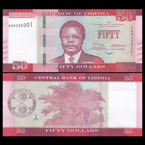 50 dollars Liberia 2017