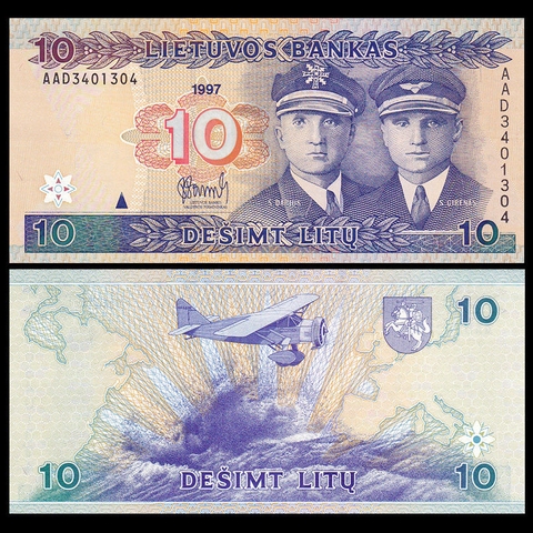 10 litu Lithuania 1997