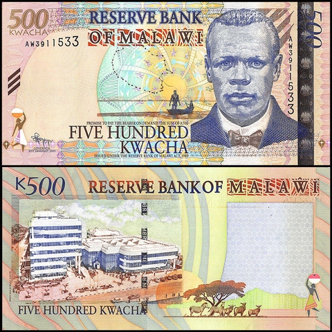 500 kwacha Malawi 2011