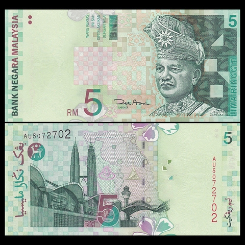 5 ringgit Malaysia 1996