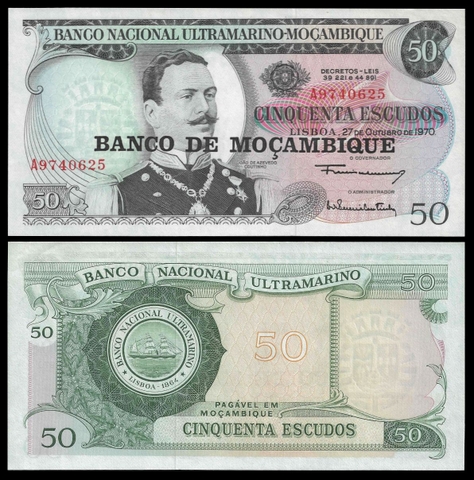 50 escudos Mozambique 1976