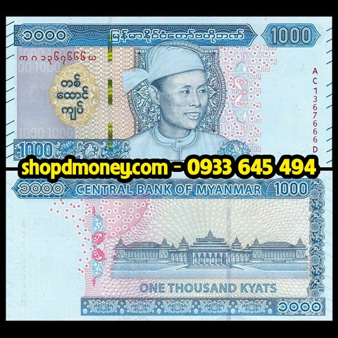 1000 kyats Myanmar 2020