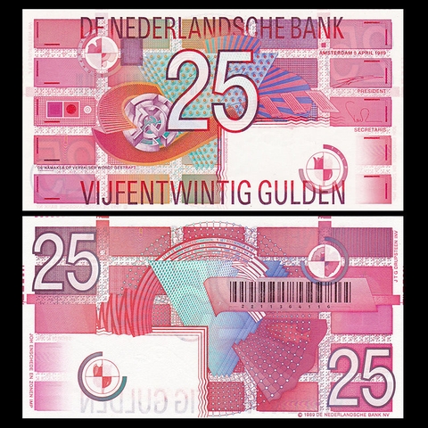 25 gulden Netherlands 1997