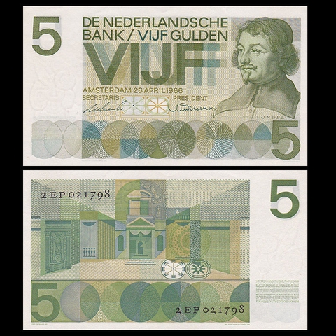 5 gulden Netherlands 1968