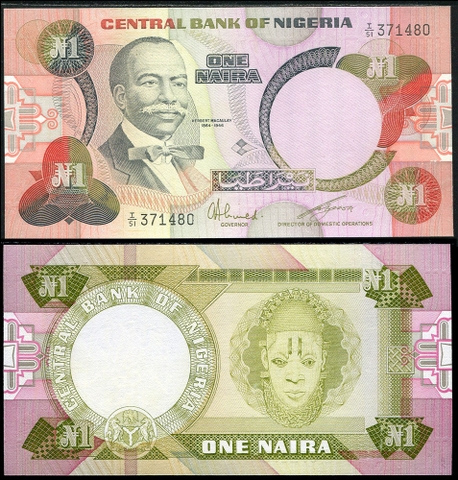 1 naira Nigeria 1984