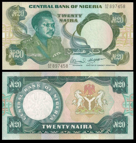 20 naira Nigeria 1984