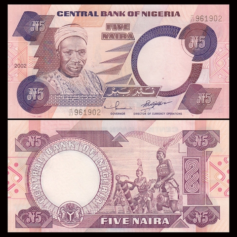5 naira Nigeria 2002