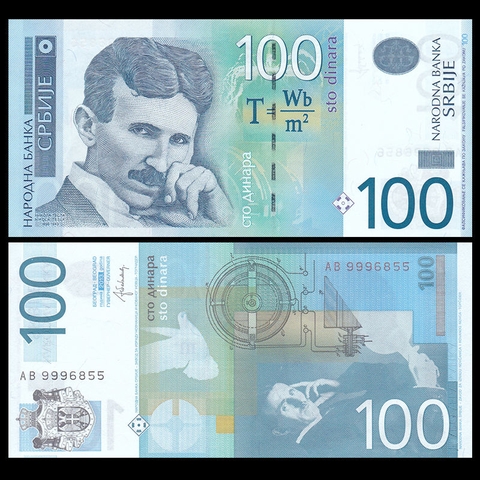 100 dinara Serbia 2013
