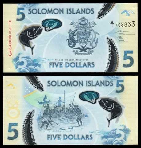 5 dollars Solomon 2019
