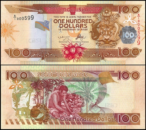 100 dollars Solomon Islands 2006