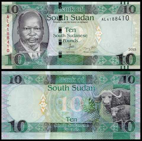 10 pounds South Sudan 2015