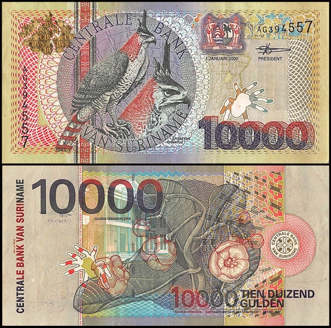 10000 gulden Suriname 2000