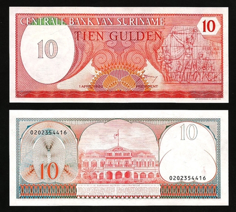 10 gulden Suriname 1982