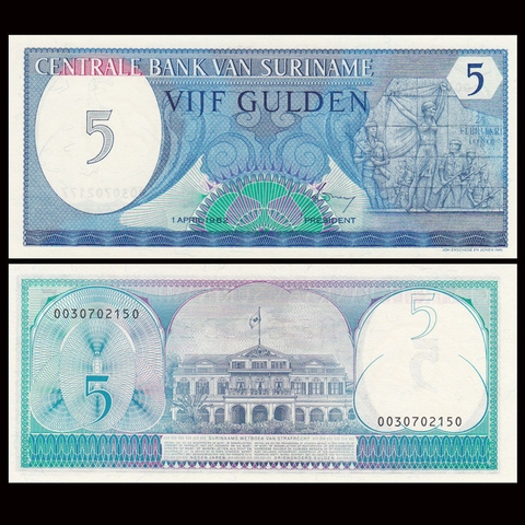 5 gulden Suriname 1982