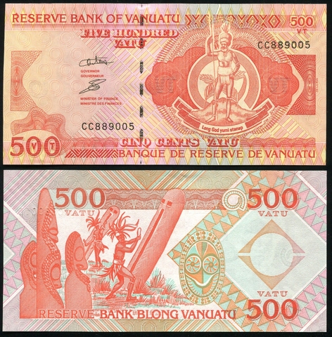 500 vatu Vanuatu 2010