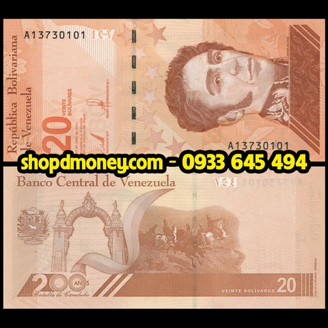 20 bolivares Venezuela 2022