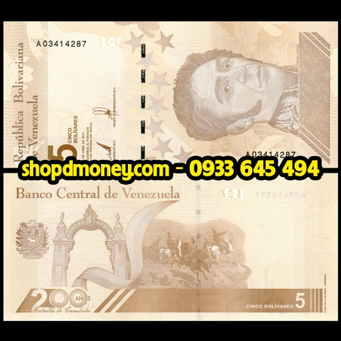 5 bolivares Venezuela 2022