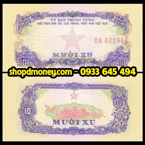 10 xu Ủy Ban Mặt Trận 1963