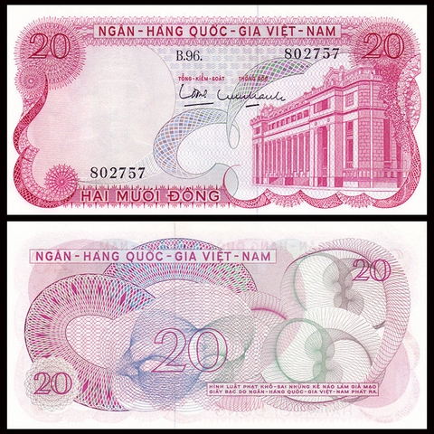 20 đồng VNCH 1969