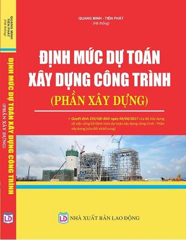 Định Mức Dự Toán Xây Dựng Công Trình 2017 - PHẦN XÂY DỰNG