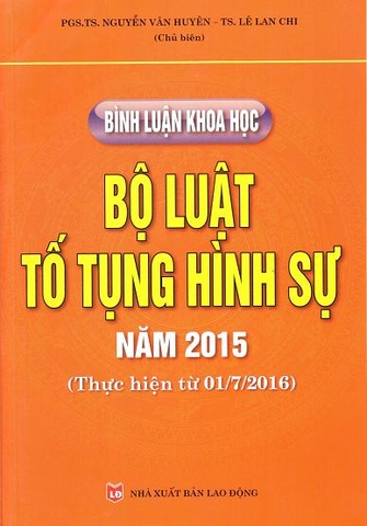 bình luận khoa học bộ luật tố tụng hình sự năm 2015
